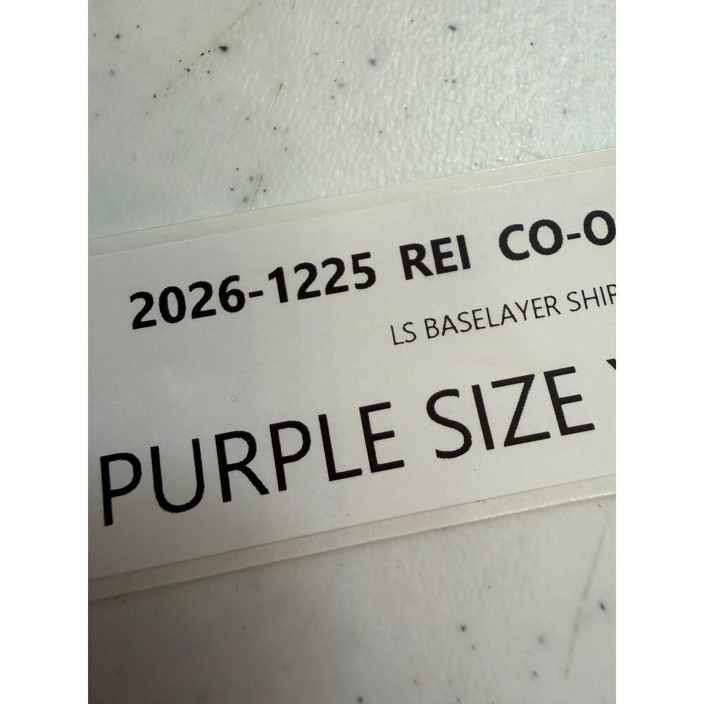 REI Co-op Women XL Purple Long Sleeve Base Layer Shirt Lightweight Outdoor